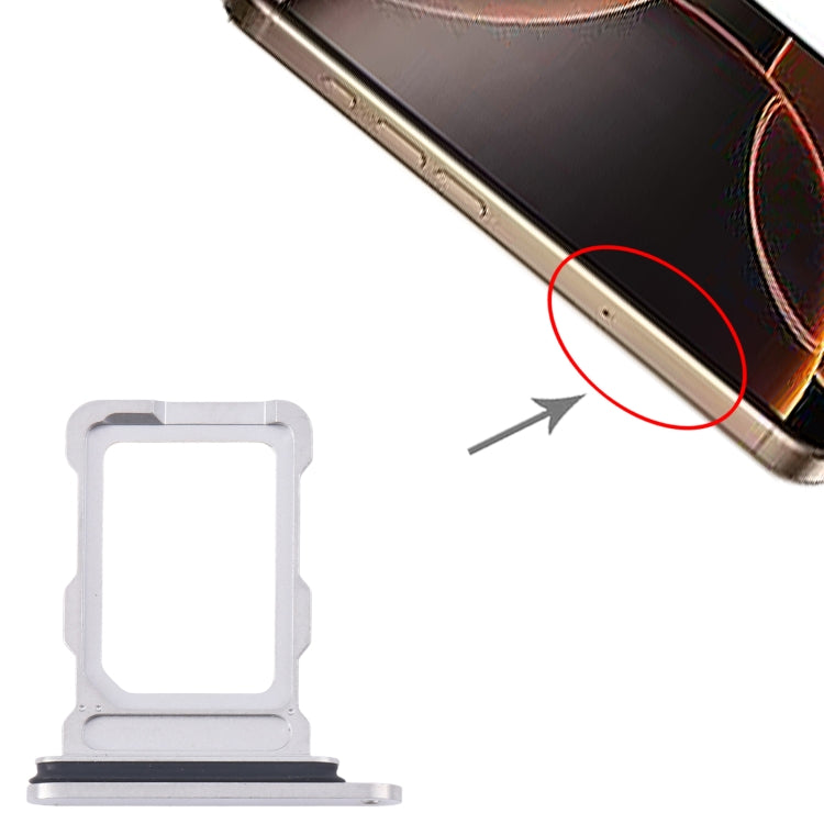For iPhone 16 Pro Max SIM Card Tray, For iPhone 16 Pro Max(Single SIM)