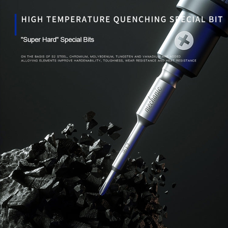 MECHANIC Mortar Mini iShell Hollow Cross Tip 2.5 Middle Bezel Screwdriver, Hollow Cross Tip 2.5