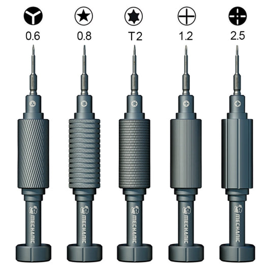 MECHANIC Mortar Mini iShell 5 in 1 Phone Repair Precision Screwdriver Set, MECHANIC Mortar Mini iShell