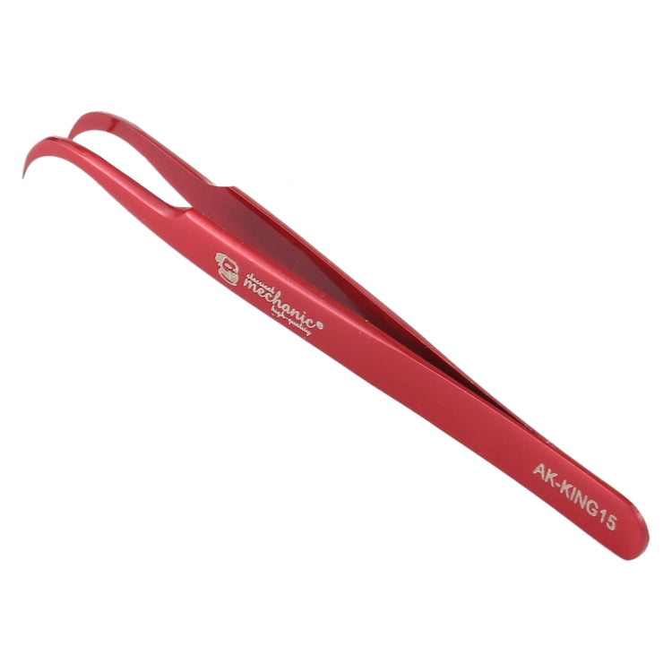 MECHANIC AK-KING15 Curved Tweezers High Tenacity Durable Tweezers, MECHANIC AK-KING15