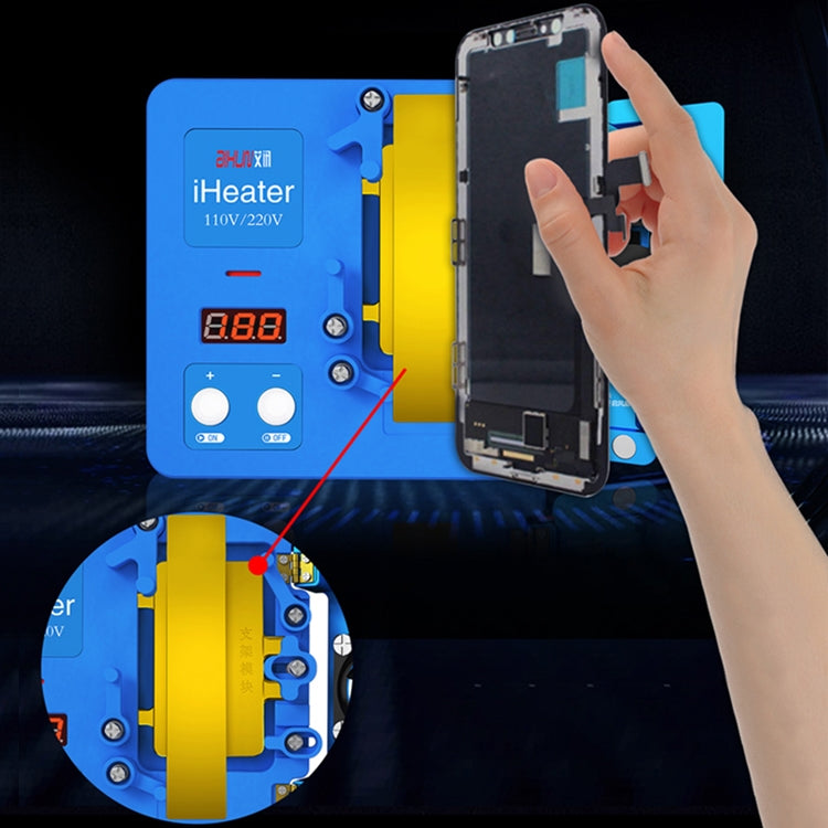 AIXUN iHeater Double Layers Board Pre-heating Soldering Rework Station for iPhone X-12, US Plug, AIXUN iHeater