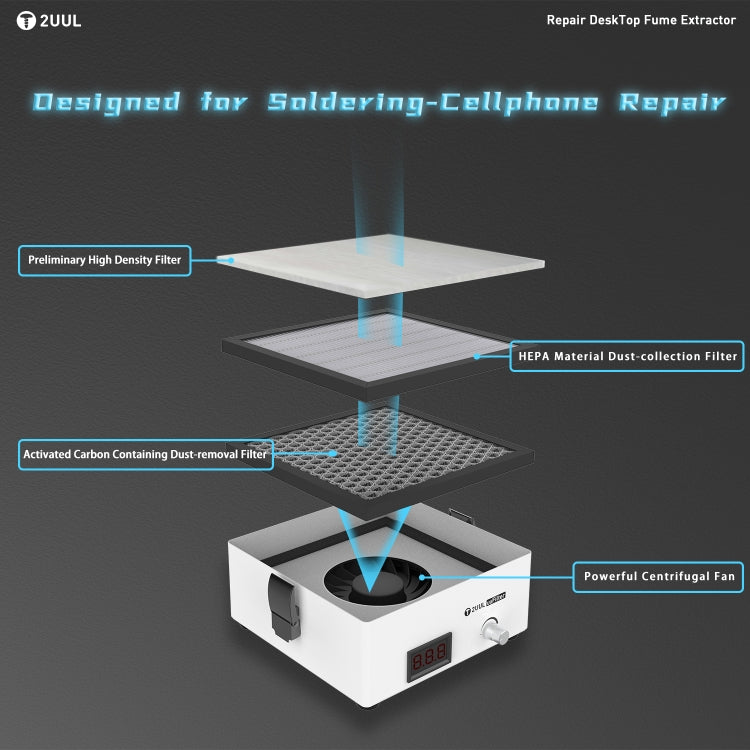 2UUL Repair Maintenance Desktop Purification Station, Desktop Purification
