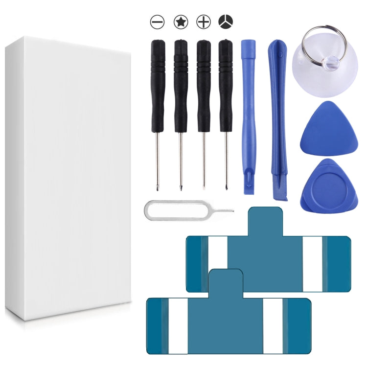 12 in 1  Kits (4 x Screwdriver + 2 x Teardown Rods + 1 x Sucker+ 2 x Triangle on Thick Slices + Eject Pin + 2 x Battery Tape)
