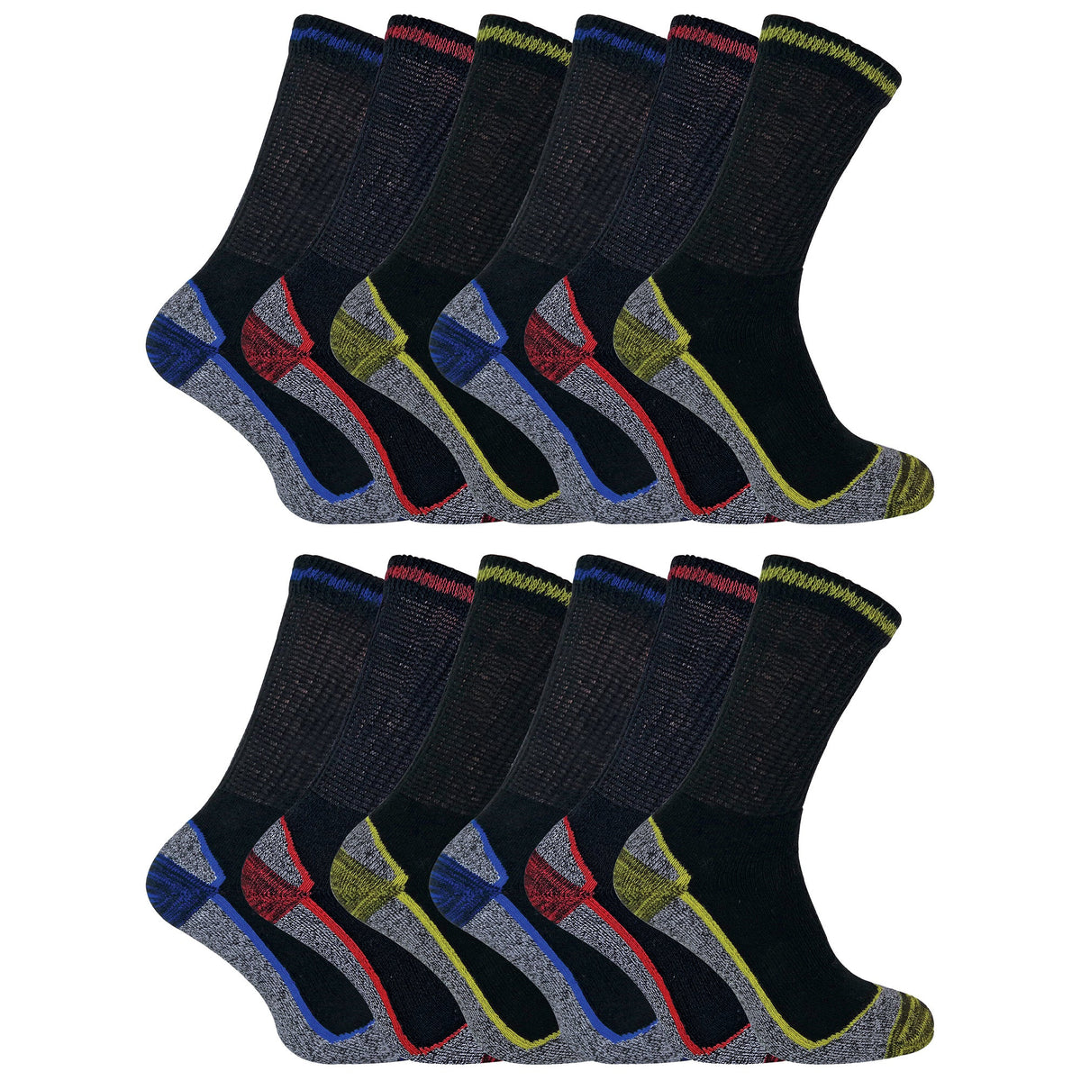 Mens / Ladies Summer Cotton Bamboo Work Socks (Multipack Options)