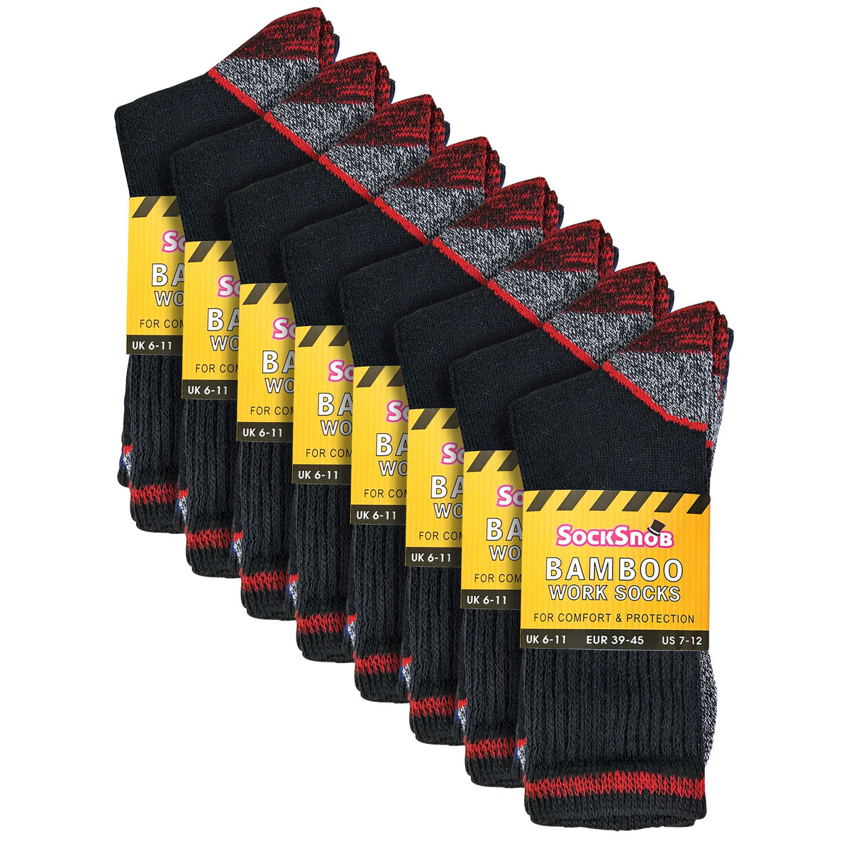 Mens / Ladies Summer Cotton Bamboo Work Socks (Multipack Options)