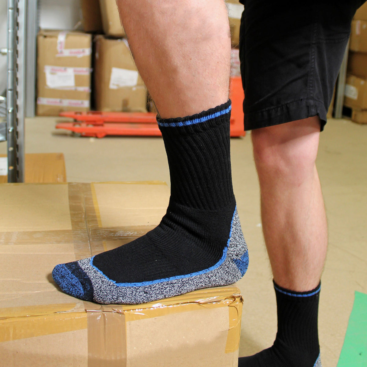 Mens / Ladies Summer Cotton Bamboo Work Socks (Multipack Options)