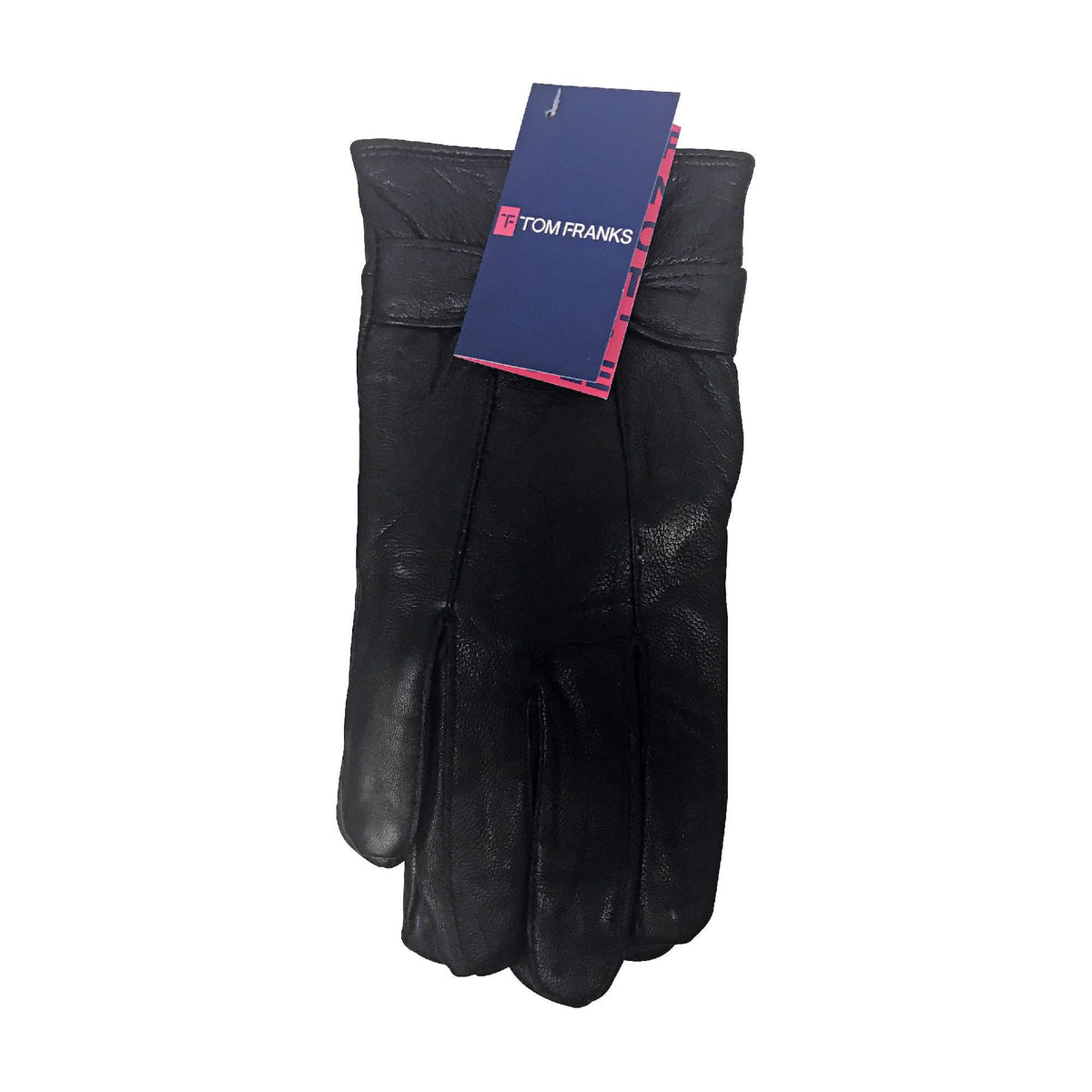 Ladies Fleece Lined Warm Leather Gloves with Bow