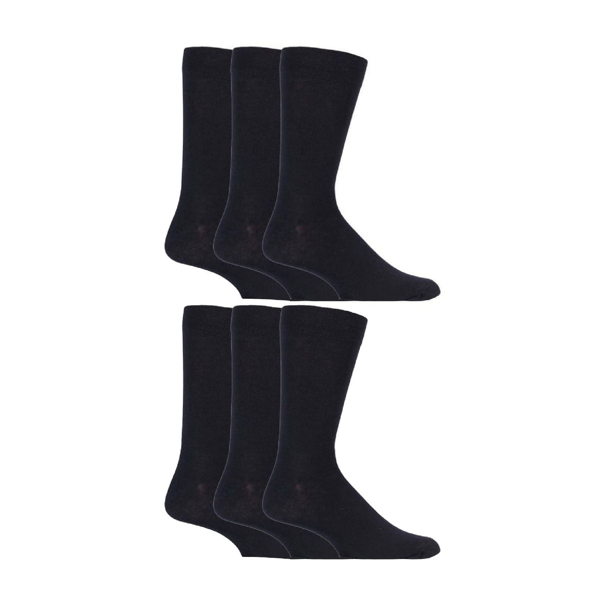 6 Pack Mens Colourful Striped Patterned Dress Cotton Socks