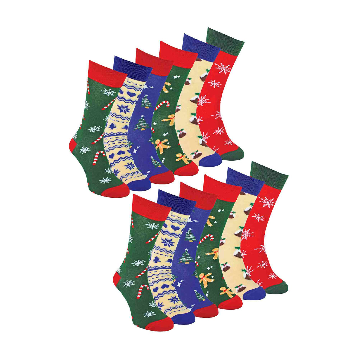 Mens Novelty Festive Christmas Socks (Multipack Options)