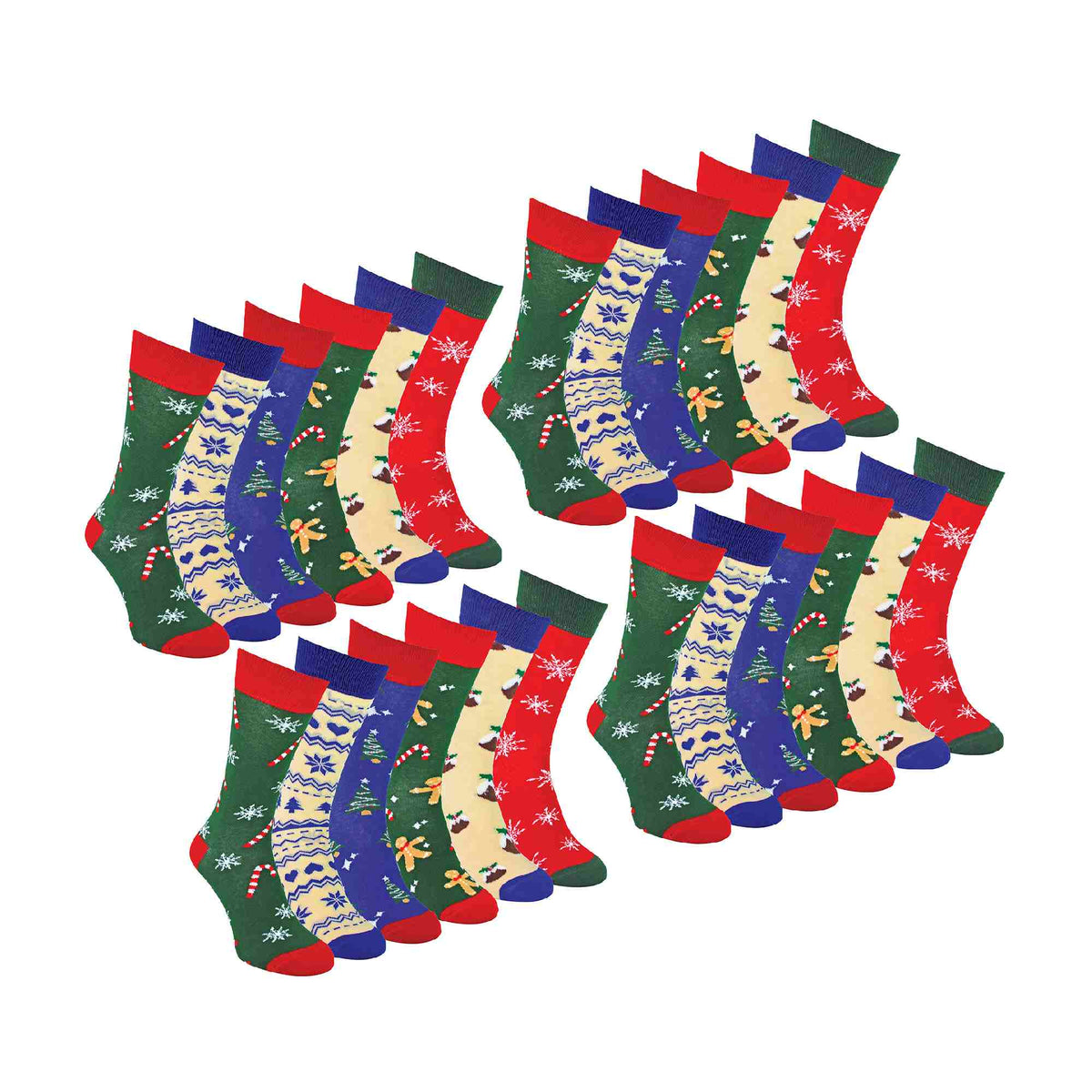 Mens Novelty Festive Christmas Socks (Multipack Options)
