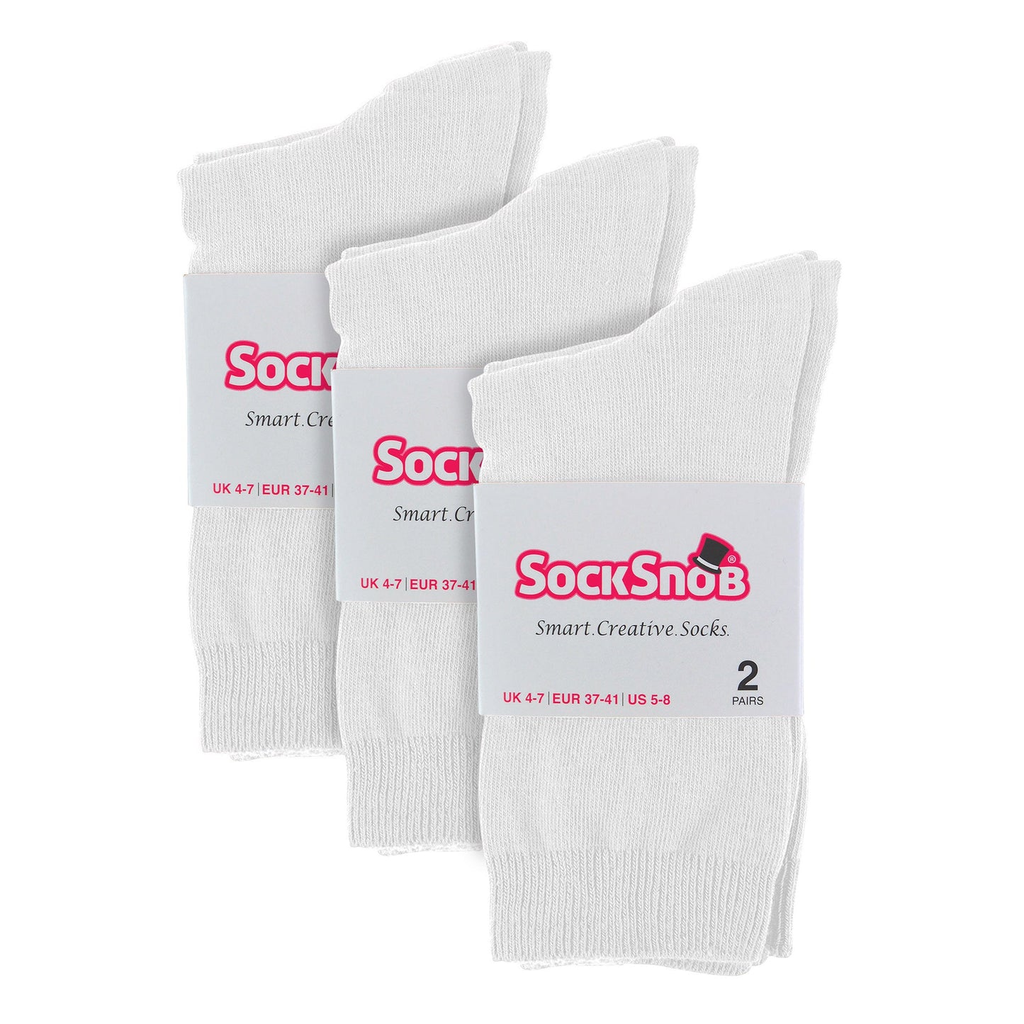 Ladies Plain Coloured Cotton Rich Dress Socks (Multipack Options)