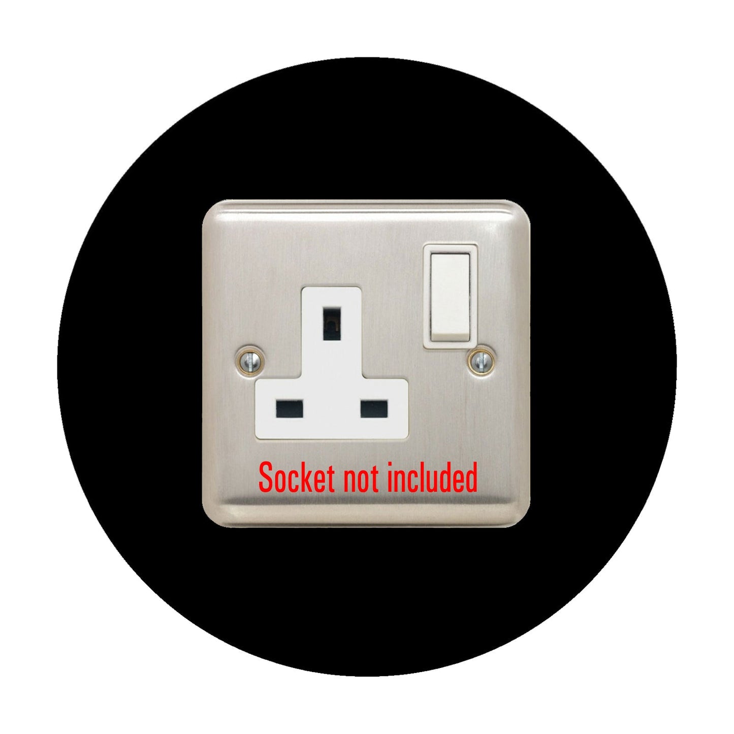 Single Socket Surround, round