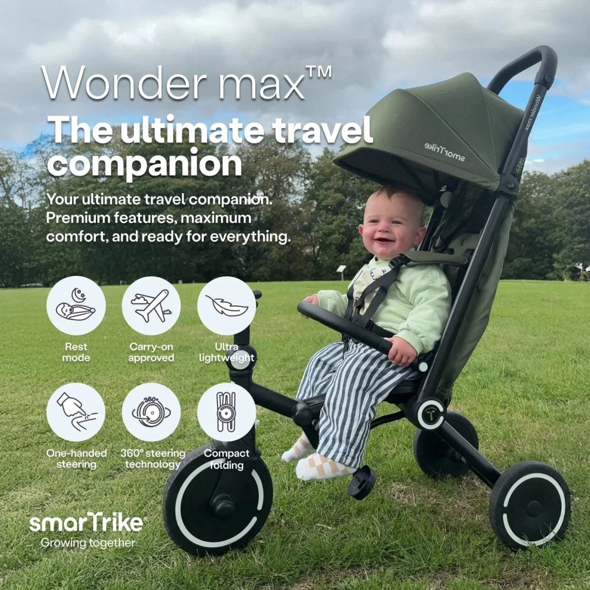 smarTrike Wonder Max Trike - Sage