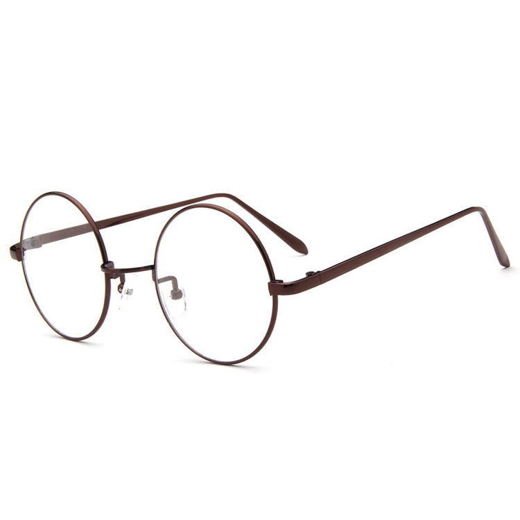 Round-Framed Glasses Small Fresh, Round-Framed Glasses, Golden, Silver, Bronze, Gun gray