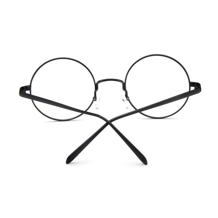Round-Framed Glasses Small Fresh, Round-Framed Glasses, Golden, Silver, Bronze, Gun gray