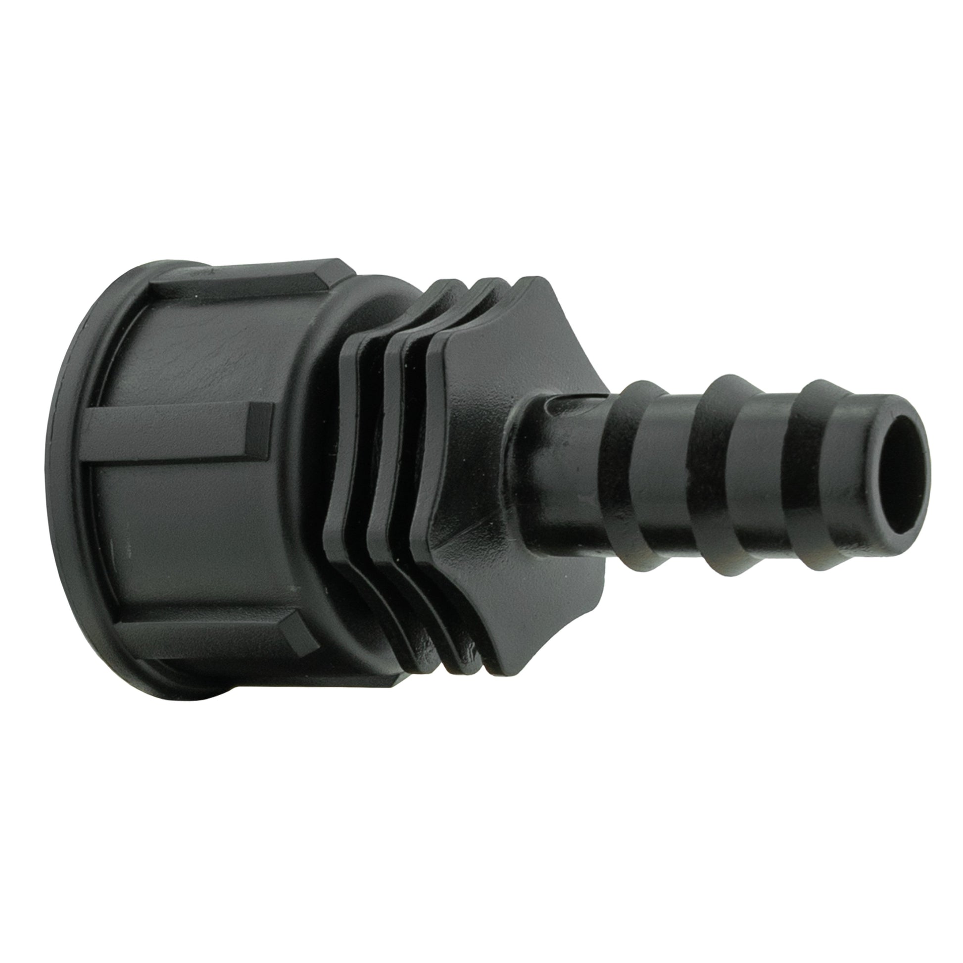 4mm Barb Micro Connector with In-Line BSPM Valve and 16mm Barbed Straight