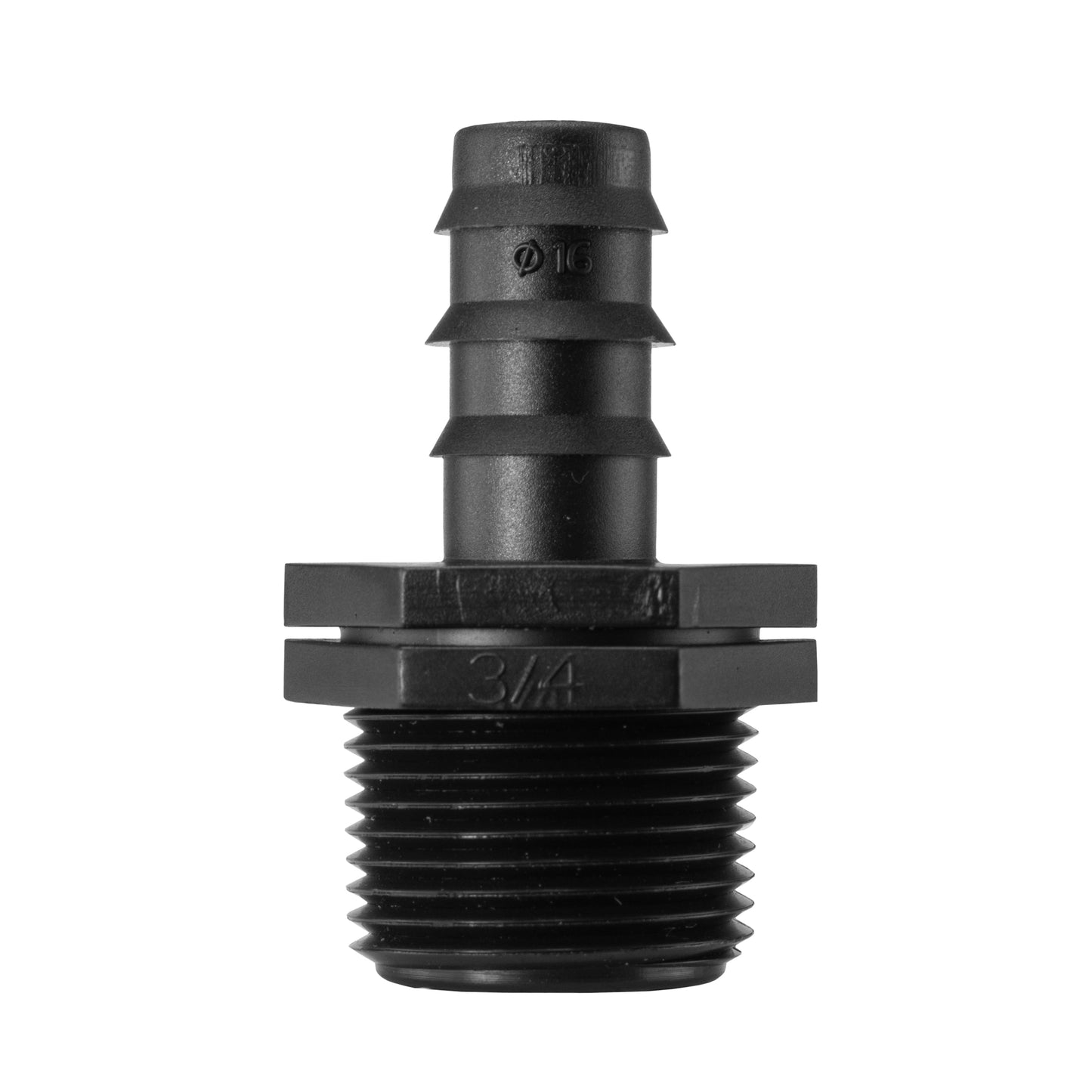 IBC 2 S60X6 Cap with In-Line BSPF Valve and 16mm Barbed Straight Water Connector