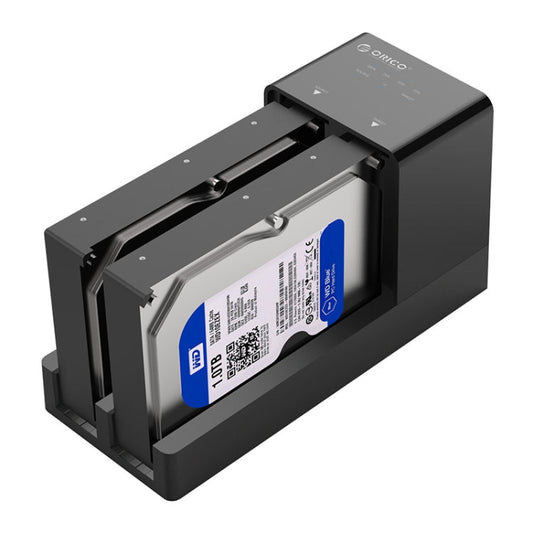 ORICO 6528US3-C 2.5 / 3.5 inch Hard Drive Enclosure with Duplicator, 6528US3-C