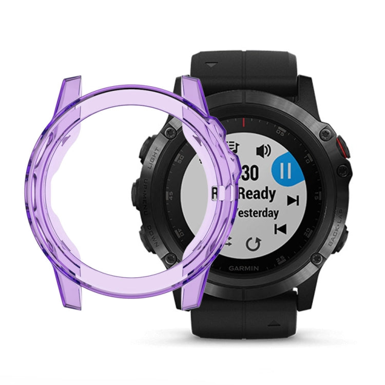 Suitable for Garmin Fenix 5 & 5 Plus transparent TPU Silica Gel Watch Case