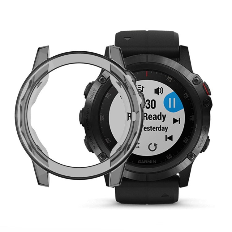 Suitable for Garmin Fenix 5 & 5 Plus transparent TPU Silica Gel Watch Case
