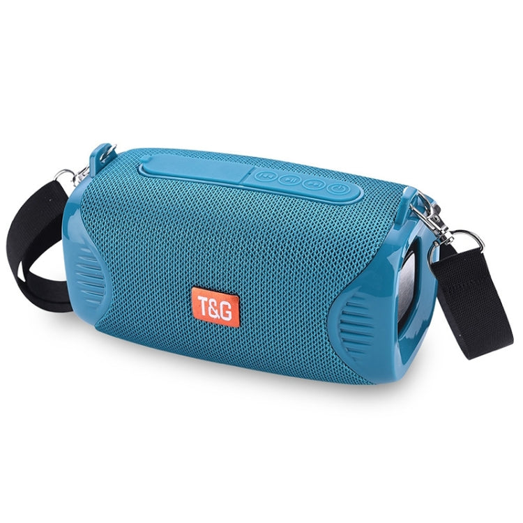 T&G TG532 10W Wireless Bluetooth Speaker Waterproof Portable Outdoor Mini Column Box Loudspeaker with FM Radio(Green)