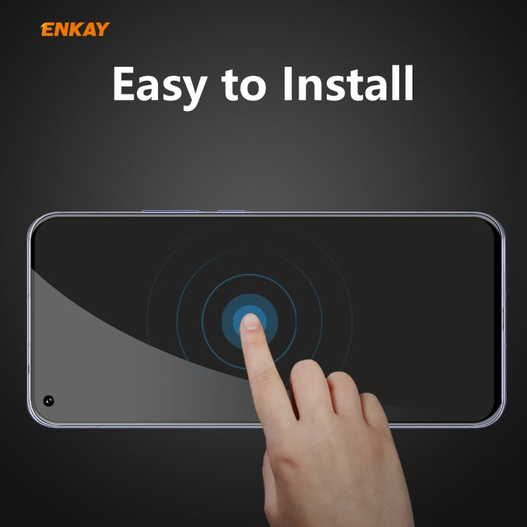 For Huawei NOVA 7 ENKAY Hat-Prince 0.26mm 9H 6D Privacy Anti-spy Full Screen Tempered Glass Film