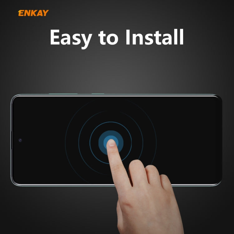 For Samsung Galaxy A51 ENKAY Hat-Prince 0.26mm 9H 6D Privacy Anti-spy Full Screen Tempered Glass Film