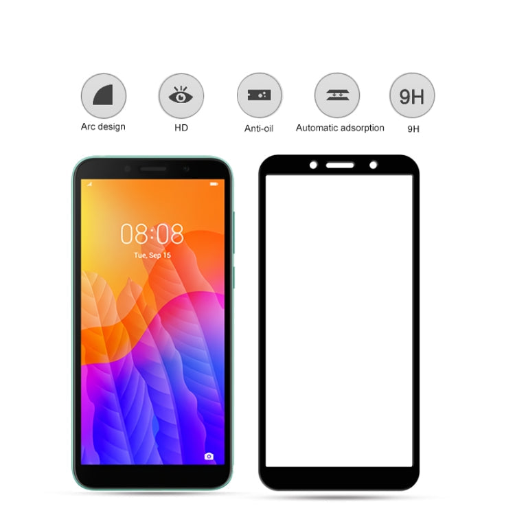 For Huawei Y5p mocolo 0.33mm 9H 3D Full Glue Full Cover Tempered Glass Film