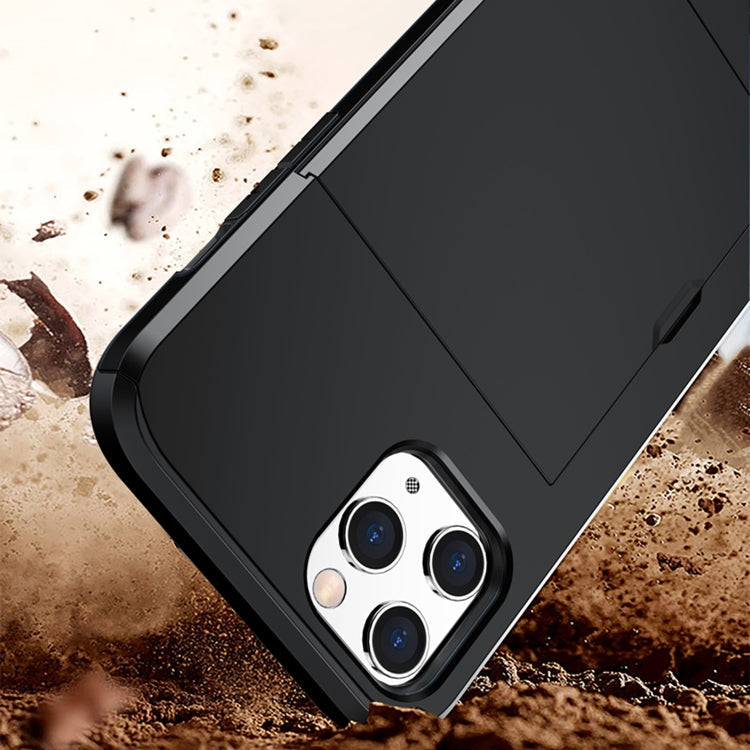 For iPhone 12 Pro 6.1 Shockproof Rugged Armor Protective Case with Card Slot, For iPhone 12 / 12 Pro