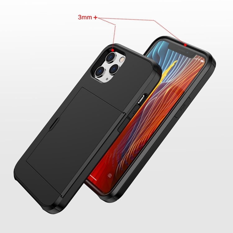 For iPhone 12 Pro 6.1 Shockproof Rugged Armor Protective Case with Card Slot, For iPhone 12 / 12 Pro