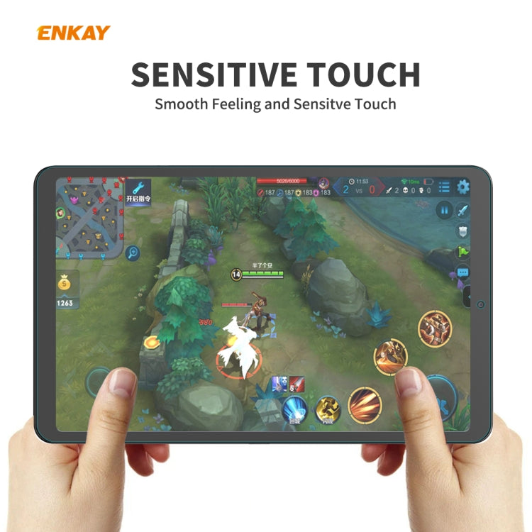For Samsung Galaxy Tab A 8.4 (2020) 2 PCS ENKAY Hat-Prince 0.33mm 9H Surface Hardness 2.5D Explosion-proof Tempered Glass Screen Protector