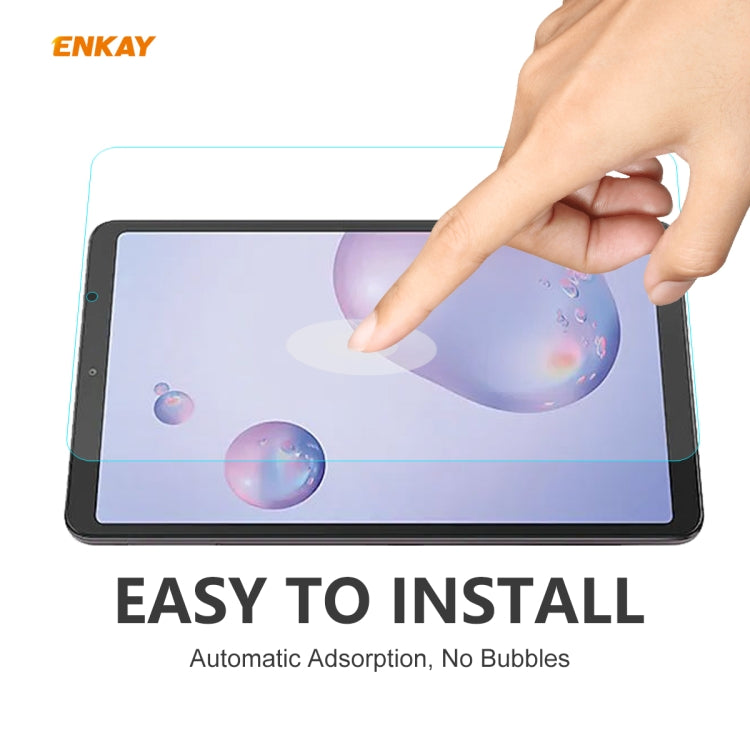 For Samsung Galaxy Tab A 8.4 (2020) 2 PCS ENKAY Hat-Prince 0.33mm 9H Surface Hardness 2.5D Explosion-proof Tempered Glass Screen Protector