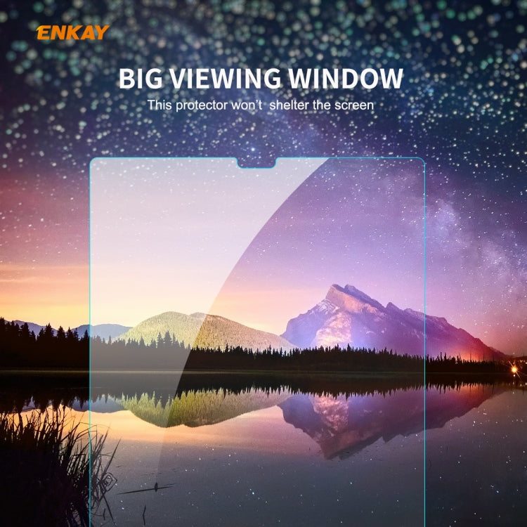 For Lenovo M10 Plus 10.3 2 PCS ENKAY Hat-Prince 0.33mm 9H Surface Hardness 2.5D Explosion-proof Tempered Glass Screen Protector