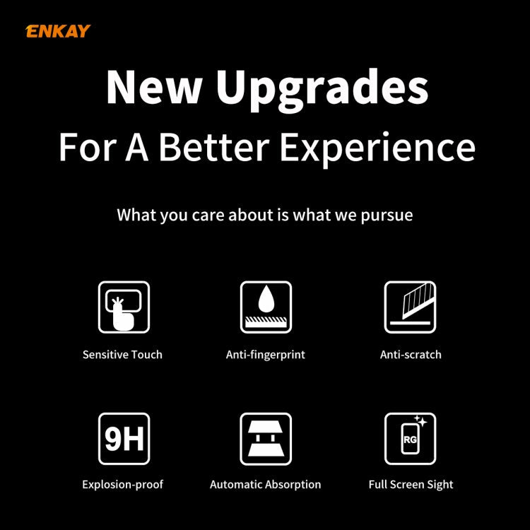 For OnePlus Nord 5 PCS ENKAY Hat-Prince Full Glue 0.26mm 9H 2.5D Tempered Glass Full Coverage Film