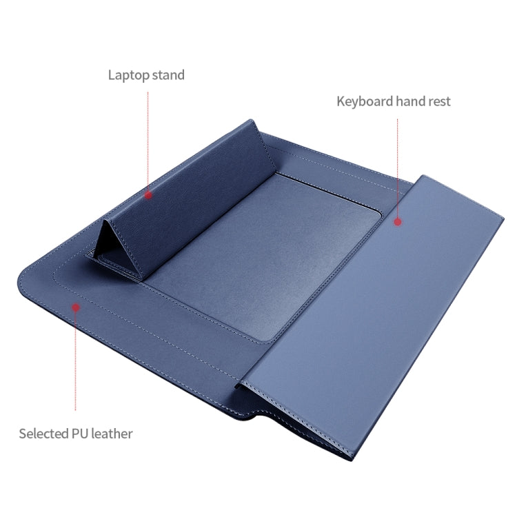 4 in 1 Uuniversal Laptop Holder PU Waterproof Protection Wrist Laptop Bag, 11/12inch, 13/14inch, 15/16inch
