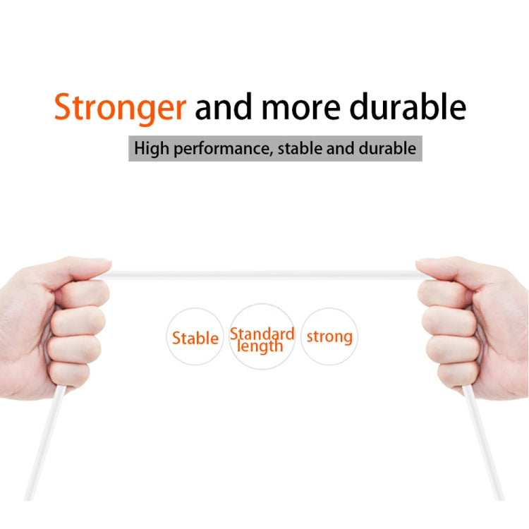 XJ-016 2.4A USB Male to Type-C / USB-C Male Interface Fast Charging Data Cable, Length: 3m, Type-C / USB-C