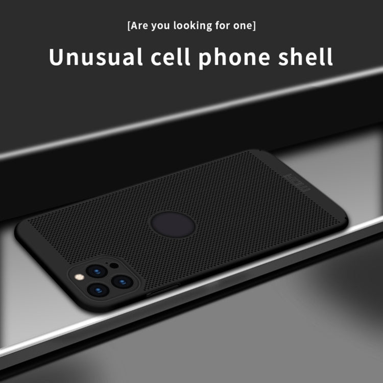 MOFi Honeycomb Texture Breathable PC Shockproof Protective Back Cover Case, For iPhone 12 Pro Max