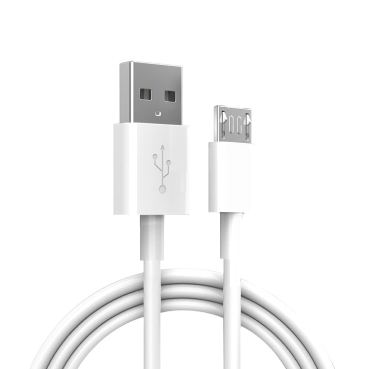 YSY-312 2 in 1 18W Portable QC3.0 Dual USB Car Charger + 1m 3A USB to Micro USB Data Cable Set, with Micro USB Cable