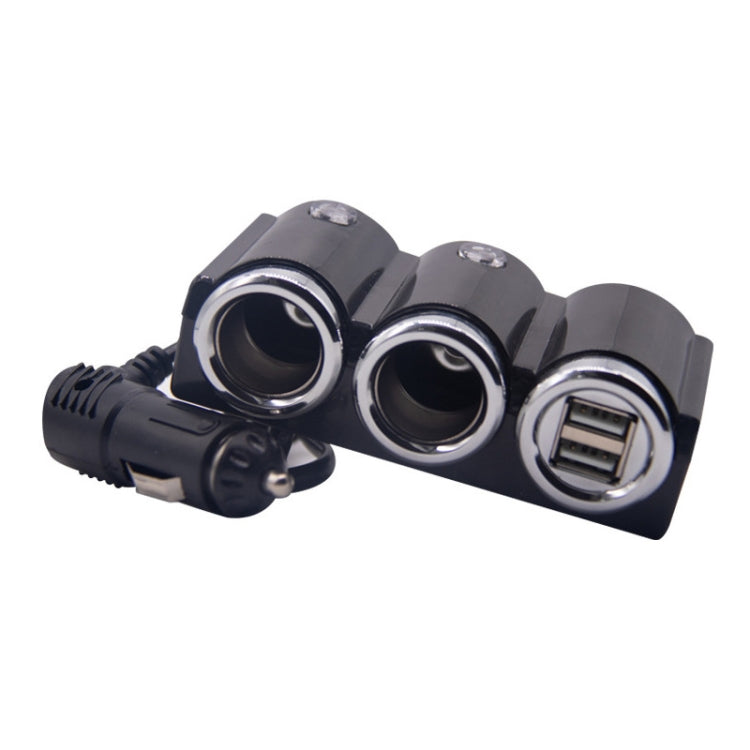 DC 12V / 24V Dual USB Multi Female Car Cigarette Lighter Splitter Socket Adapter Charger Socket Power Adapter / Charger, DC 12V / 24V 2 Socket
