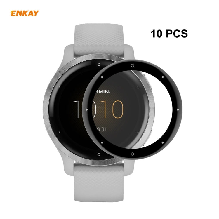10 PCS ENKAY Hat-Prince 3D Full Screen Soft PC Edge + PMMA HD Screen Protector Film, For Garmin Venu 2S / Vivoactive 4S 40mm (10 PCS), For Redmi Watch (10 PCS), For Huawei B6 (10 PCS), For Venu 2 / Vivoactive 4 45mm (10 PCS)                            ...