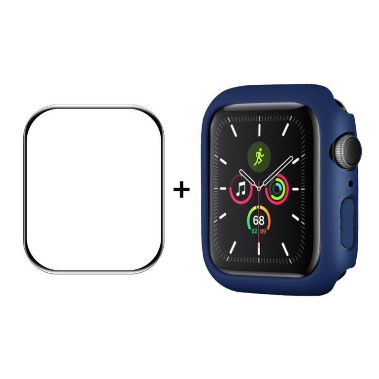 ENKAY Hat-Prince PC Frame + Full Coverage PMMA HD Screen Protector Film for Apple Watch Series 7 45mm
