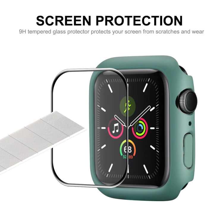 ENKAY Hat-Prince PC Frame + Full Coverage PMMA HD Screen Protector Film for Apple Watch Series 7 45mm
