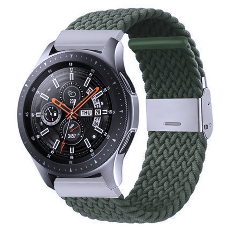 Nylon Braided Metal Buckle Strap for Galaxy Watch 4 20mm, 20mm