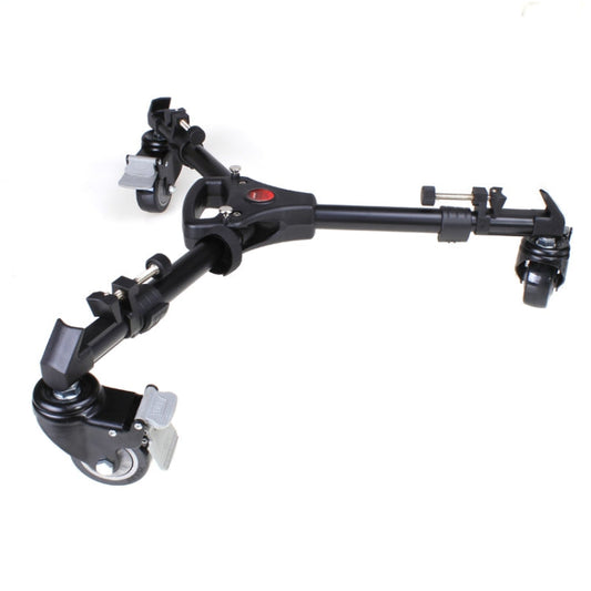 YUNTENG 901 Aluminium Alloy Camera Tripod Foot Wheel Tripod Pulley Base, Load 30KG, 901