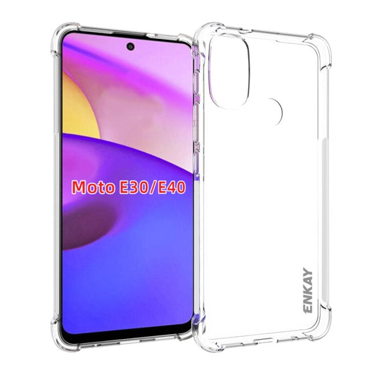 ENKAY Transparent TPU Shockproof Case, For Motorola Moto E30 / E40, For Motorola Moto G31 4G / G41 4G, For Motorola Moto G51 5G, For Motorola Moto G71 5G, For Motorola Edge S30 / Moto G200 5G