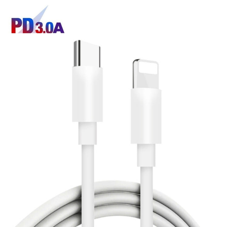 PD03 20W PD3.0 + QC3.0 USB Charger with Type-C to 8 Pin Data Cable, US Plug, US Plug + Type-C to 8 Pin Cable