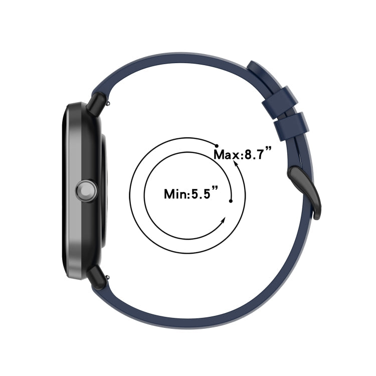 20mm Solid Color Silicone Strap, For Garmin Move Luxe, For Garmin Move Style