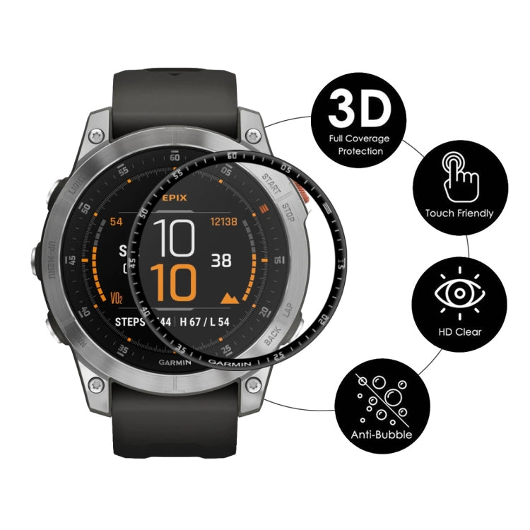 ENKAY 3D Full Coverage Soft PC Edge + PMMA HD Screen Protector Film For Garmin Epix, 1 PC, 2 PCS, 5 PCS, 10 PCS