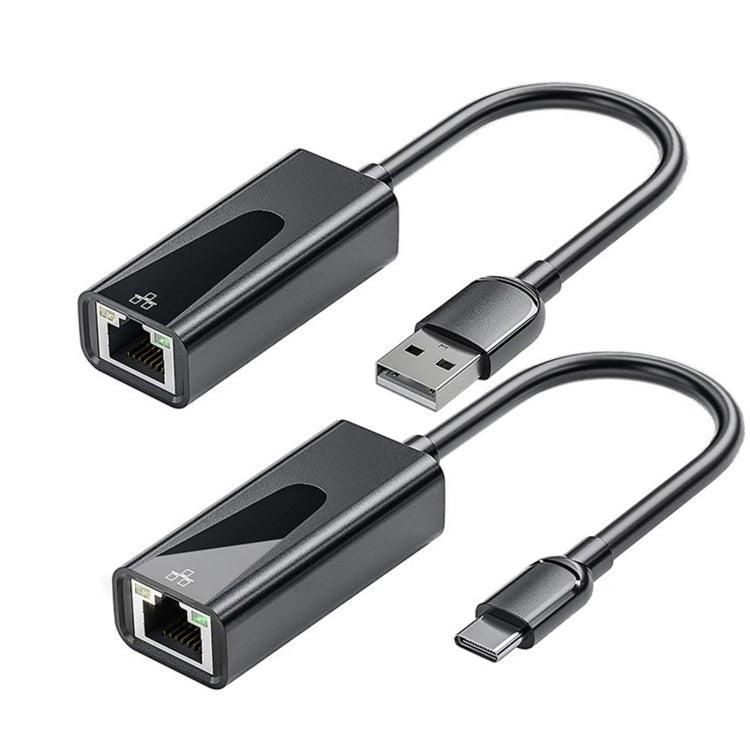 1000Mbps RJ45 Network Card USB Ethernet Adapter, USB 3.0, Type-C