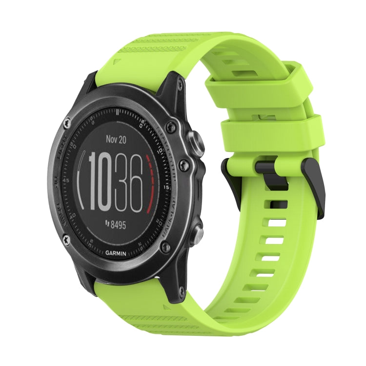 26mm Horizontal Texture Silicone Watch Band with Removal Tool, For Garmin Fenix 3, For Garmin Fenix 3 HR, For Garmin Fenix 3 Sapphire
